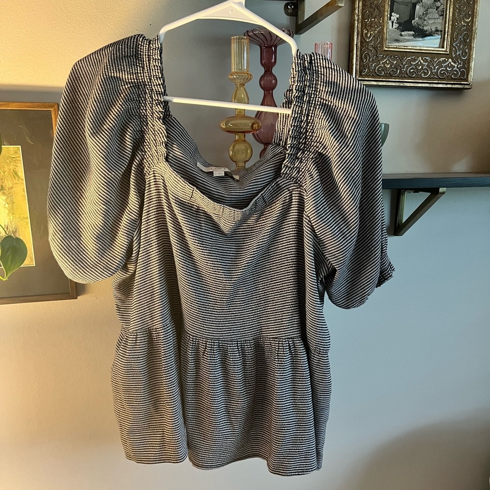✨LOFT✨ Peplum Blouse